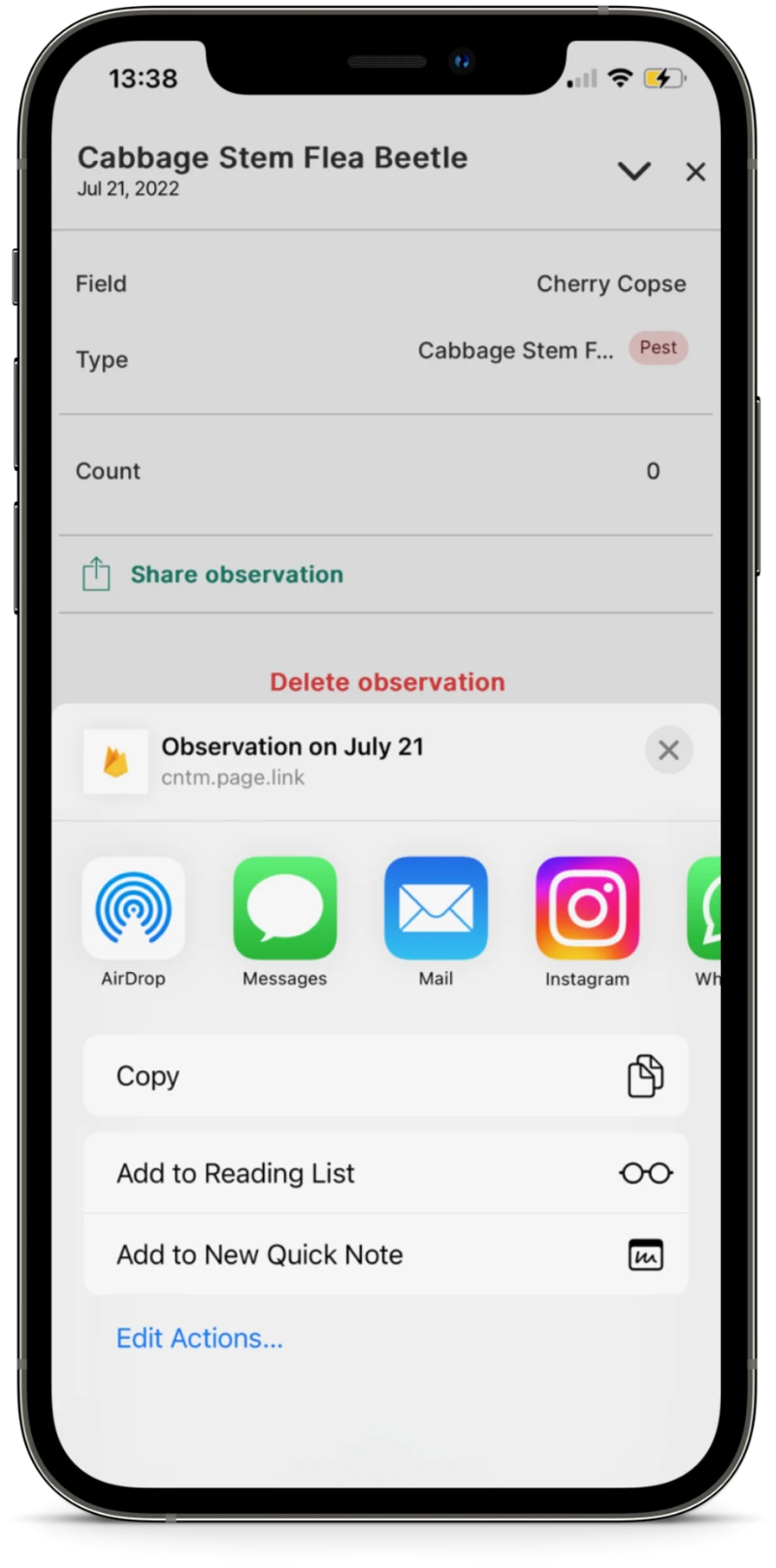 Origin Digital Contour Mobile Share Observations