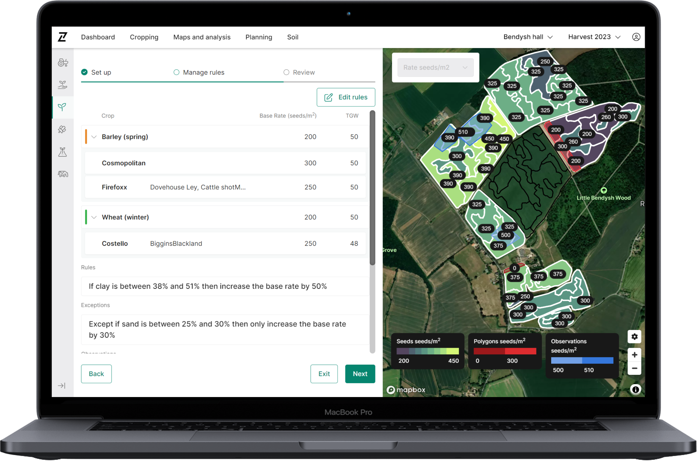 The new Contour Soil-Based Seed Planning tool is now available, adding further precision and control to seed planning in addition to all the features in Whole Field Seed Planning.